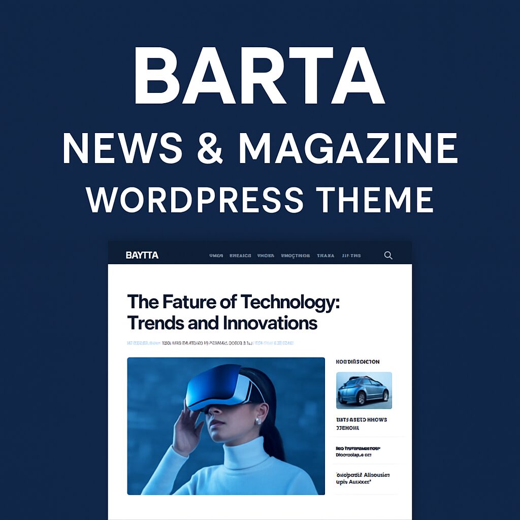 Barta Theme GPL – News & Magazine WordPress Theme