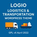 Logio Theme GPL v6 April 2022 – Logistics & Transportation WordPress Theme