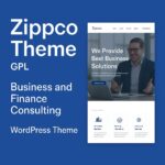 Zippco Theme GPL – Business and Finance Consulting WordPress Theme