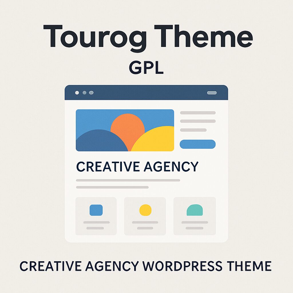 Tourog Theme GPL – Creative Agency WordPress Theme