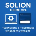 Solion Theme GPL – Technology & IT Solutions WordPress Website