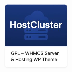 HostCluster Theme GPL – WHMCS Server & Hosting WP Theme
