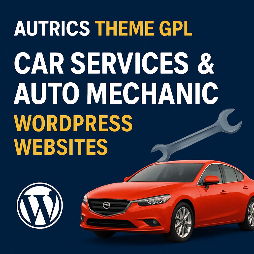 Autrics Theme GPL – Car Services & Auto Mechanic WordPress Websites