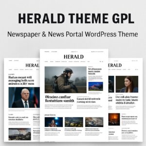Herald Theme GPL – Newspaper & News Portal WordPress Theme
