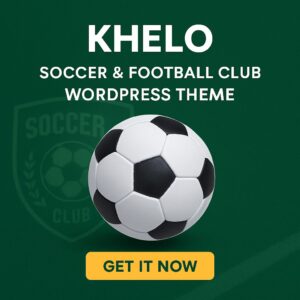 Khelo Theme GPL – Soccer & Football Club WordPress Theme