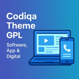 Codiqa Theme GPL – Software, App & Digital