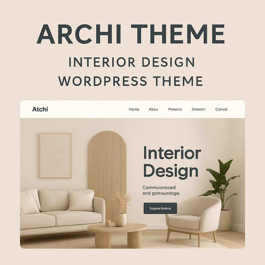Archi Theme GPL – Interior Design WordPress Theme