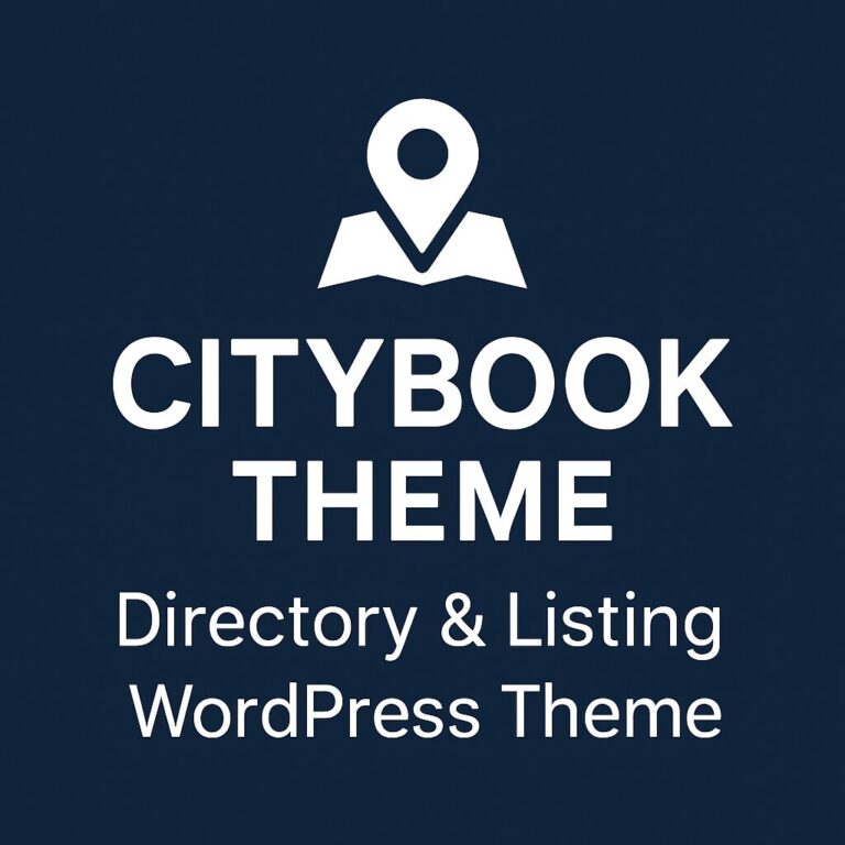 CityBook Theme GPL – Directory & Listing WordPress Theme