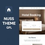 Nuss Theme GPL – Hotel Booking WordPress