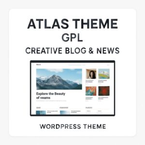 Atlas Theme GPL – Creative Blog & News WordPress Theme