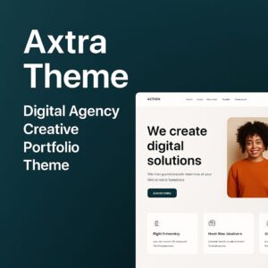 Axtra Theme GPL – Digital Agency Creative Portfolio Theme