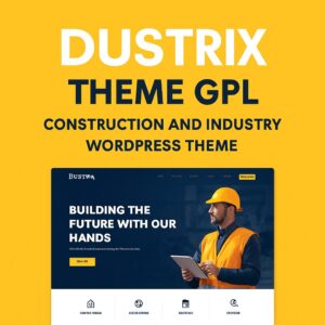 Dustrix Theme GPL – Construction and Industry WordPress Theme