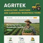 Agritek Theme GPL – Agriculture, Dairyfarm and Gardening WordPress Theme