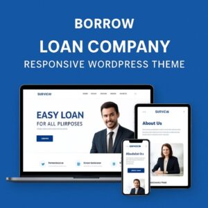 Borrow Theme GPL – Loan Company Responsive WordPress Theme