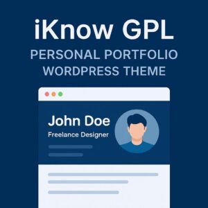 iKnow Theme GPL – Personal Portfolio WordPress Theme