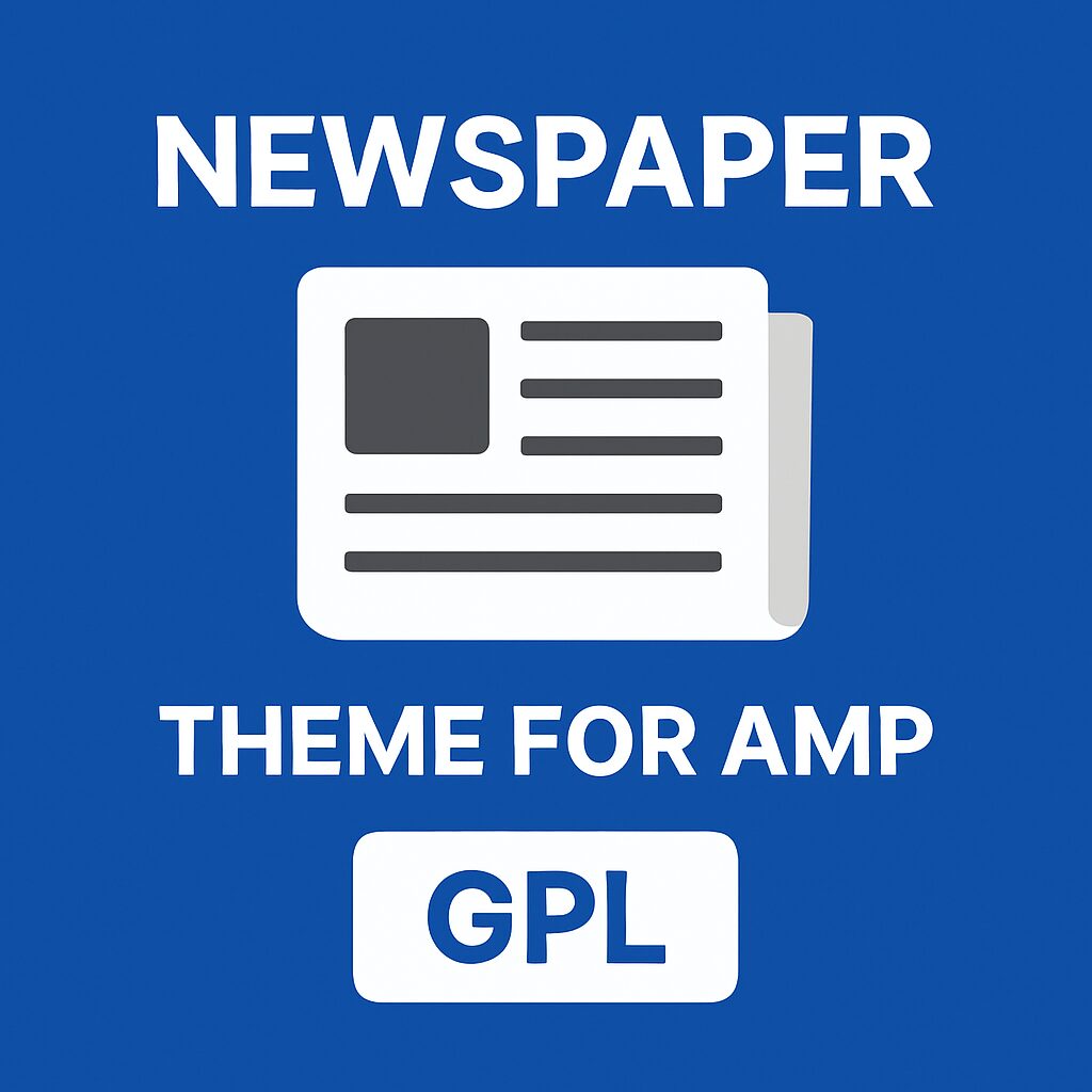 Newspaper Theme for AMP GPL