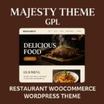 Majesty Theme GPL – Restaurant WooCommerce WordPress Theme