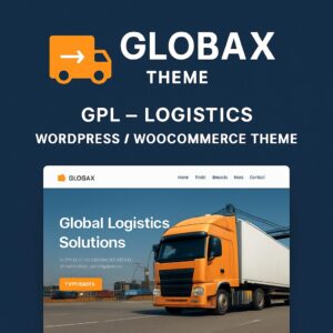 Globax Theme GPL – Logistics WordPress/Woocommerce Theme