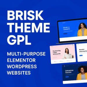 Brisk Theme GPL – Multi-Purpose Elementor WordPress Websites