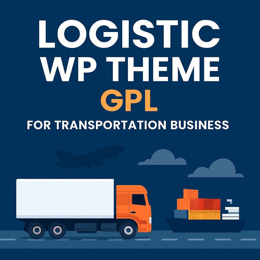 Logistic WP Theme GPL For Transportation Business