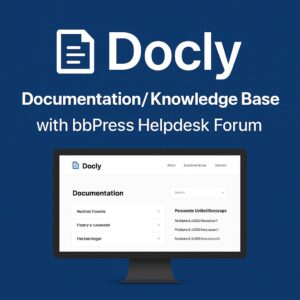 Docly Theme GPL – Documentation/Knowledge Base with bbPress Helpdesk Forum