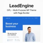 LeadEngine Theme GPL – Multi-Purpose WP Theme with Page Builder