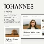 Johannes Theme GPl – Multi-Concept Personal Blog & Magazine WordPress Theme