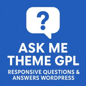 Ask Me Theme GPL – Responsive Questions & Answers WordPress