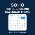 Soho Hotel Booking Calendar Theme GPL Latest Version