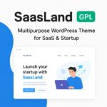 SaasLand Theme GPL – Multipurpose WordPress Theme for SaaS & Startup