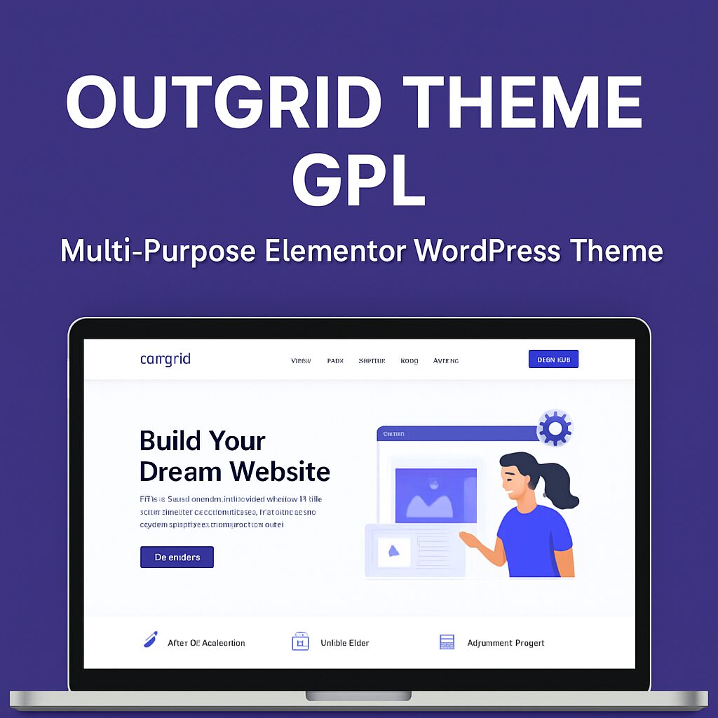 Outgrid Theme GPL – Multi-Purpose Elementor WordPress Theme