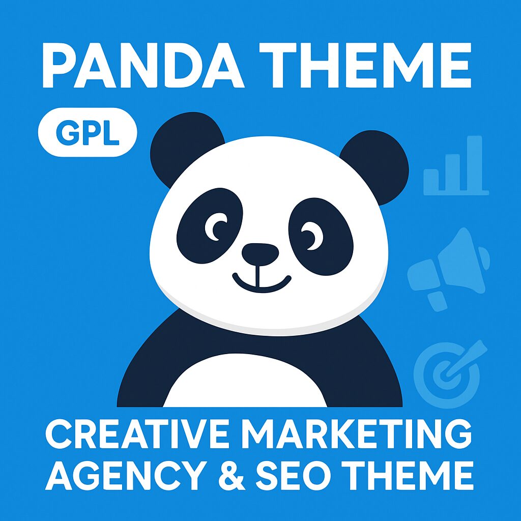 Panda Theme GPL – Creative Marketing Agency & SEO Theme