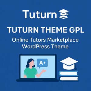 Tuturn Theme GPL – Online Tutors MarketPlace WordPress Theme