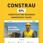 Constrau Theme GPL – Construction Business WordPress Theme