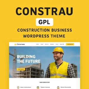 Constrau Theme GPL – Construction Business WordPress Theme