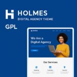 Holmes Digital Agency Theme GPL