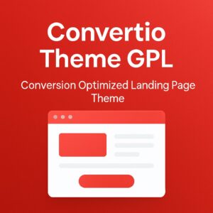 Convertio Theme GPL – Conversion Optimized Landing Page Theme