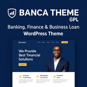 Banca Theme GPL – Banking, Finance & Business Loan WordPress Theme