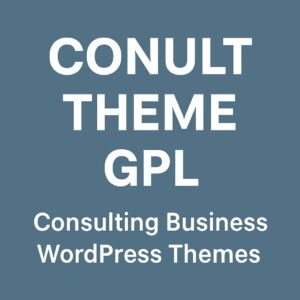 Conult Theme GPL – Consulting Business WordPress Themes