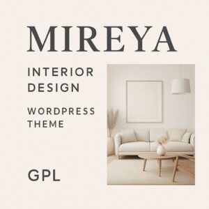 Mireya Interior Design WordPress Theme GPL