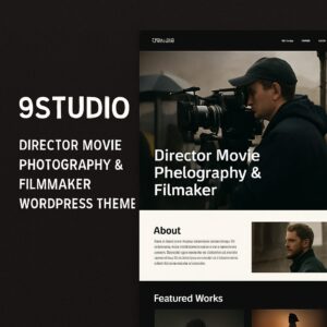 9Studio Theme GPL – Director Movie Photography & Filmmaker WordPress Theme