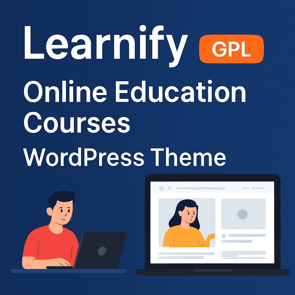 Learnify Theme GPL – Online Education Courses WordPress Theme