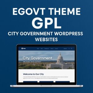 EGovt Theme GPL – City Government WordPress Websites