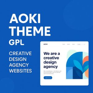 Aoki Theme GPL – Creative Design Agency Websites