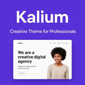Kalium Theme GPL – Creative Theme for Professionals