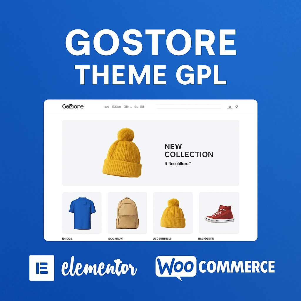 GoStore Theme GPL – Elementor WooCommerce WordPress Websites