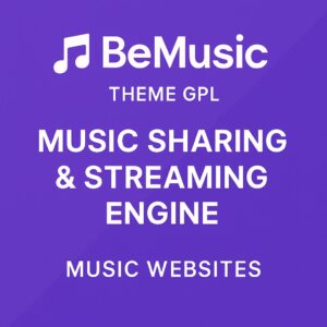 BeMusic Theme GPL – Music Sharing & Streaming Engine | Music Websites