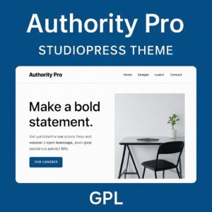 Authority Pro Theme GPL – StudioPress Theme GPL