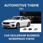 Automotive Theme GPL – Car Dealership Business WordPress Theme