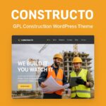 Constructo Theme GPL Construction WordPress Theme